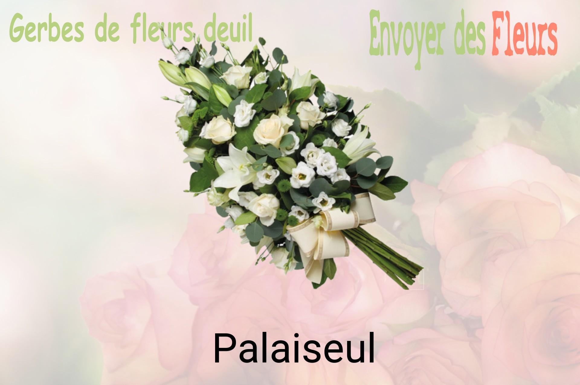 Gerbe de fleurs de deuil livrée à Palaiseul